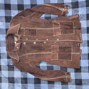 Vintage. Made in USA. Latigo-west Leatherwear. Thick/heavy suade. Women's 11/12